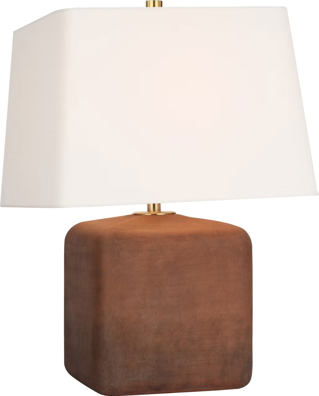 Visual Comfort Signature Ruby Table Lamp in Natural Terracotta