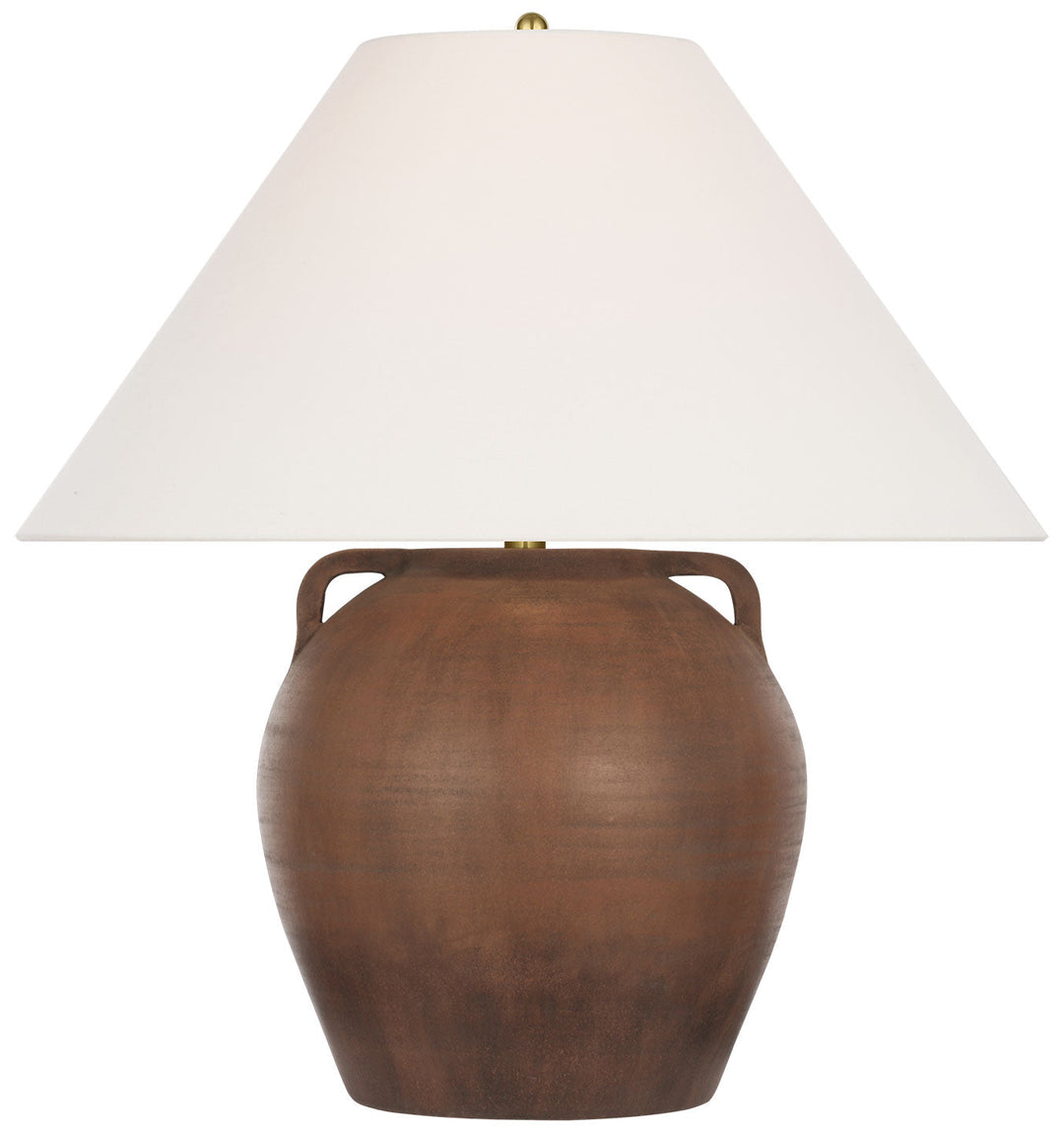 Visual Comfort Signature Mason Table Lamp in Natural Terracotta
