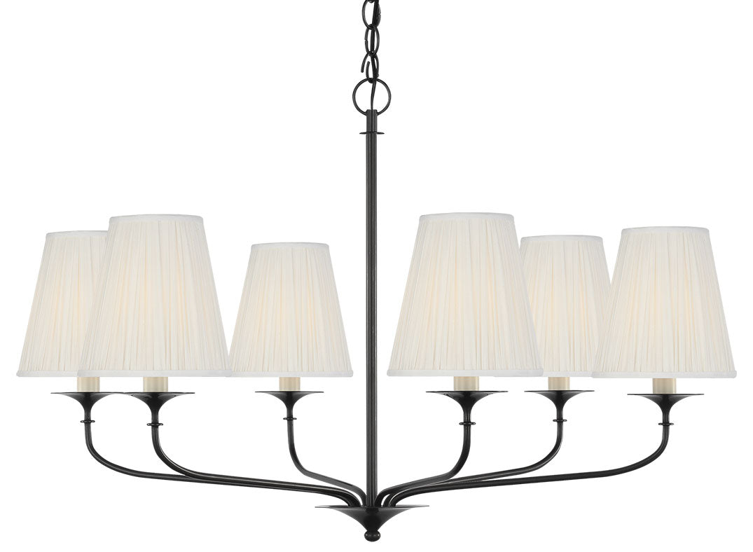 Visual Comfort Signature Knox Chandelier in Bronze