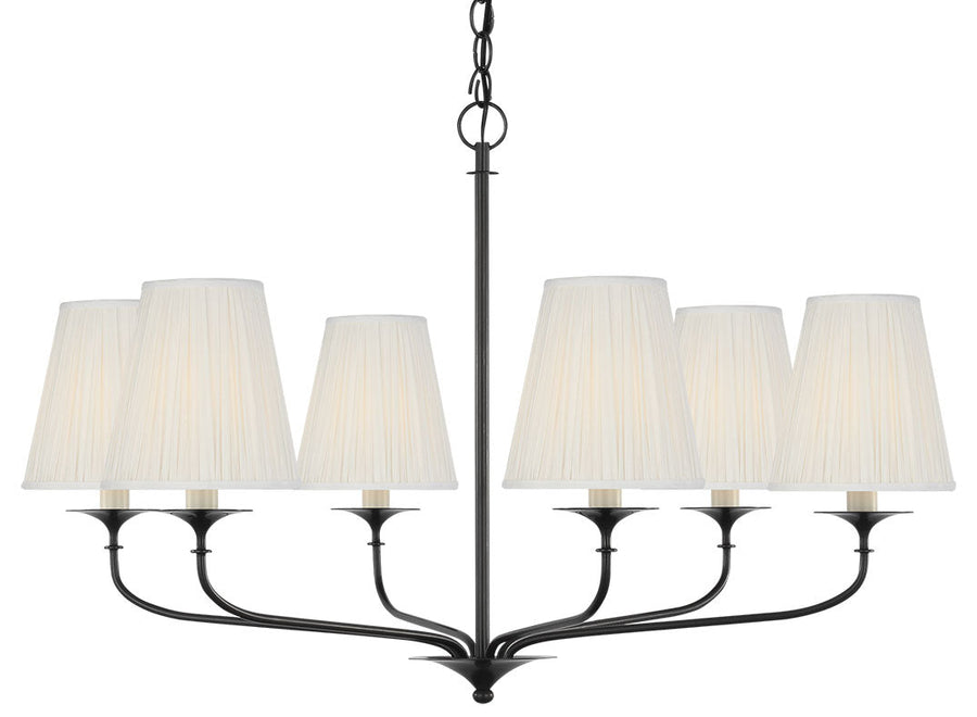 Visual Comfort Signature Knox Chandelier in Bronze