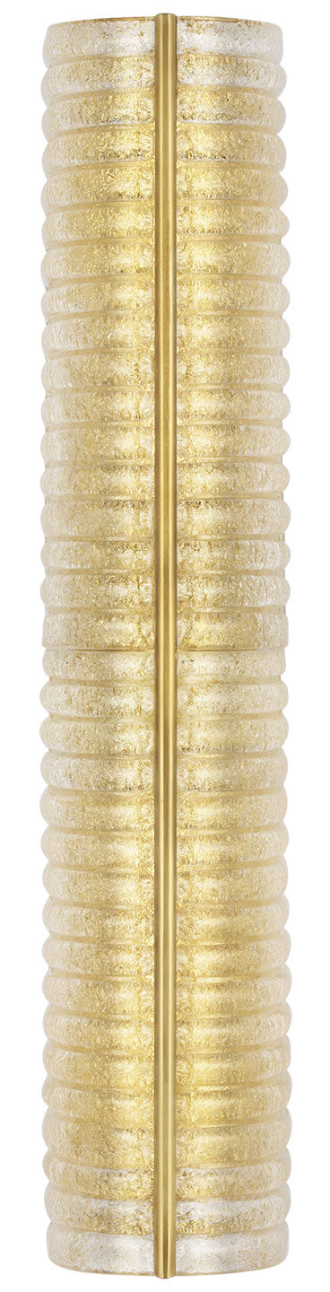 Visual Comfort Signature Claude Linear Wall Sconce in Hand-Rubbed Antique Brass (view 3)