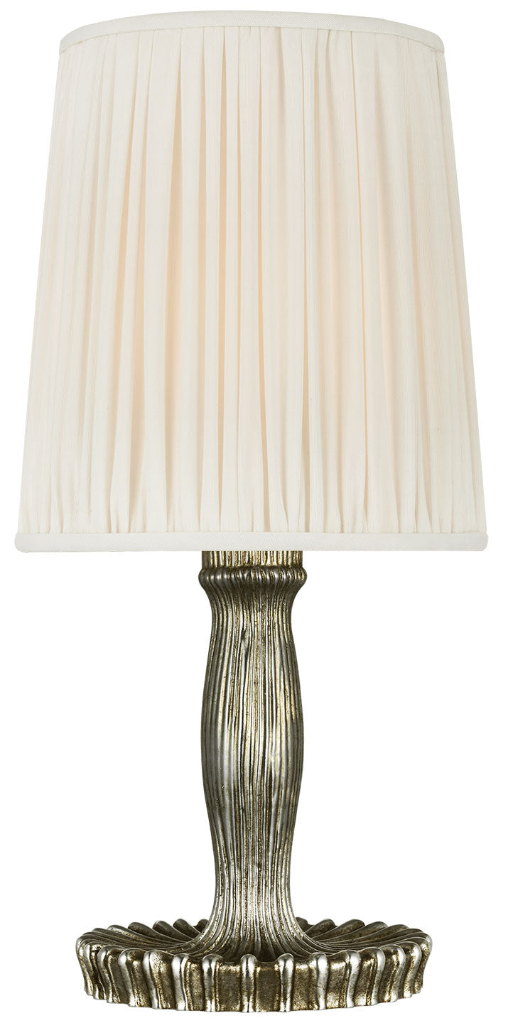 Visual Comfort Signature Ovid Cordless Table Lamp in Silver Lustre
