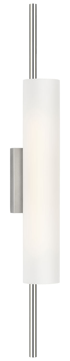 Visual Comfort Signature Windchime Wall Sconce in Polished Nickel