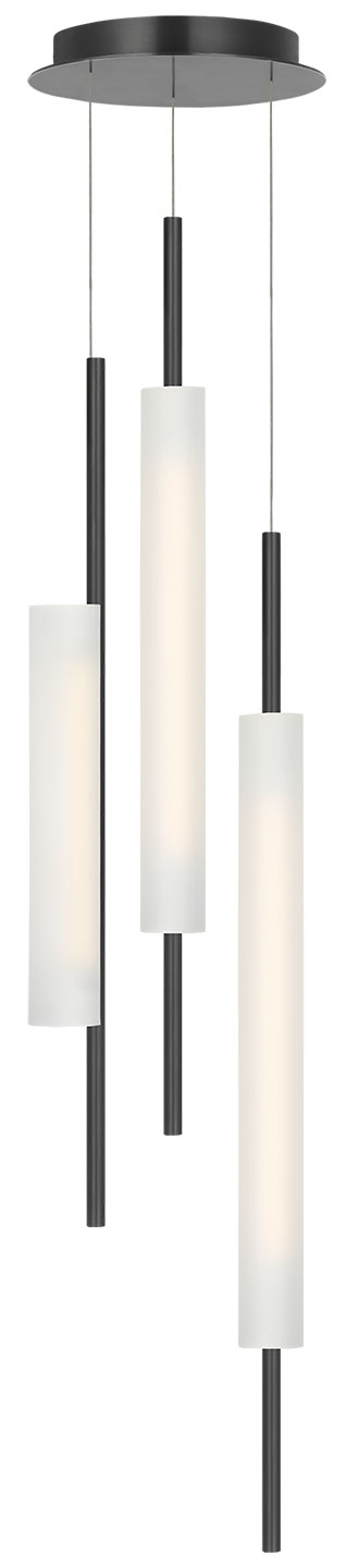 Visual Comfort Signature Windchime Multi Light Chandelier in Bronze