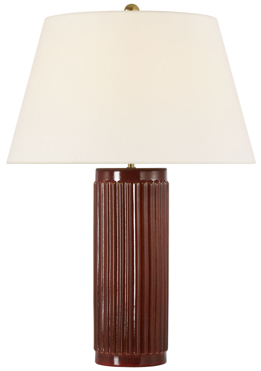 Visual Comfort Signature Ellora Table Lamp in Pomegranate