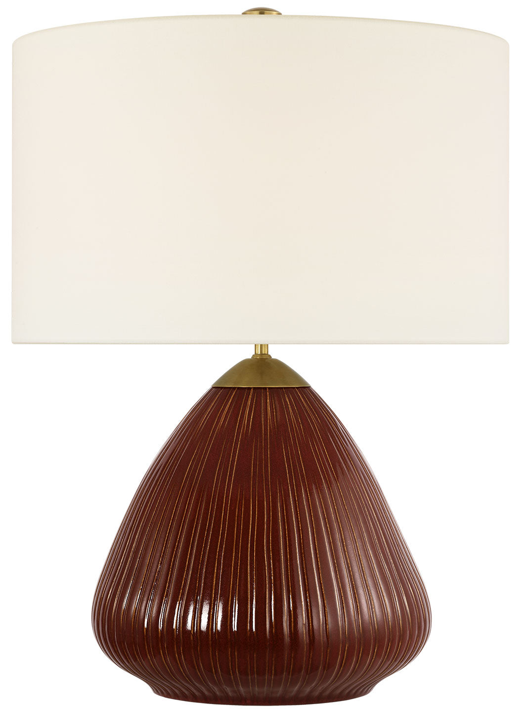 Visual Comfort Signature Vesse Table Lamp in Pomegranate