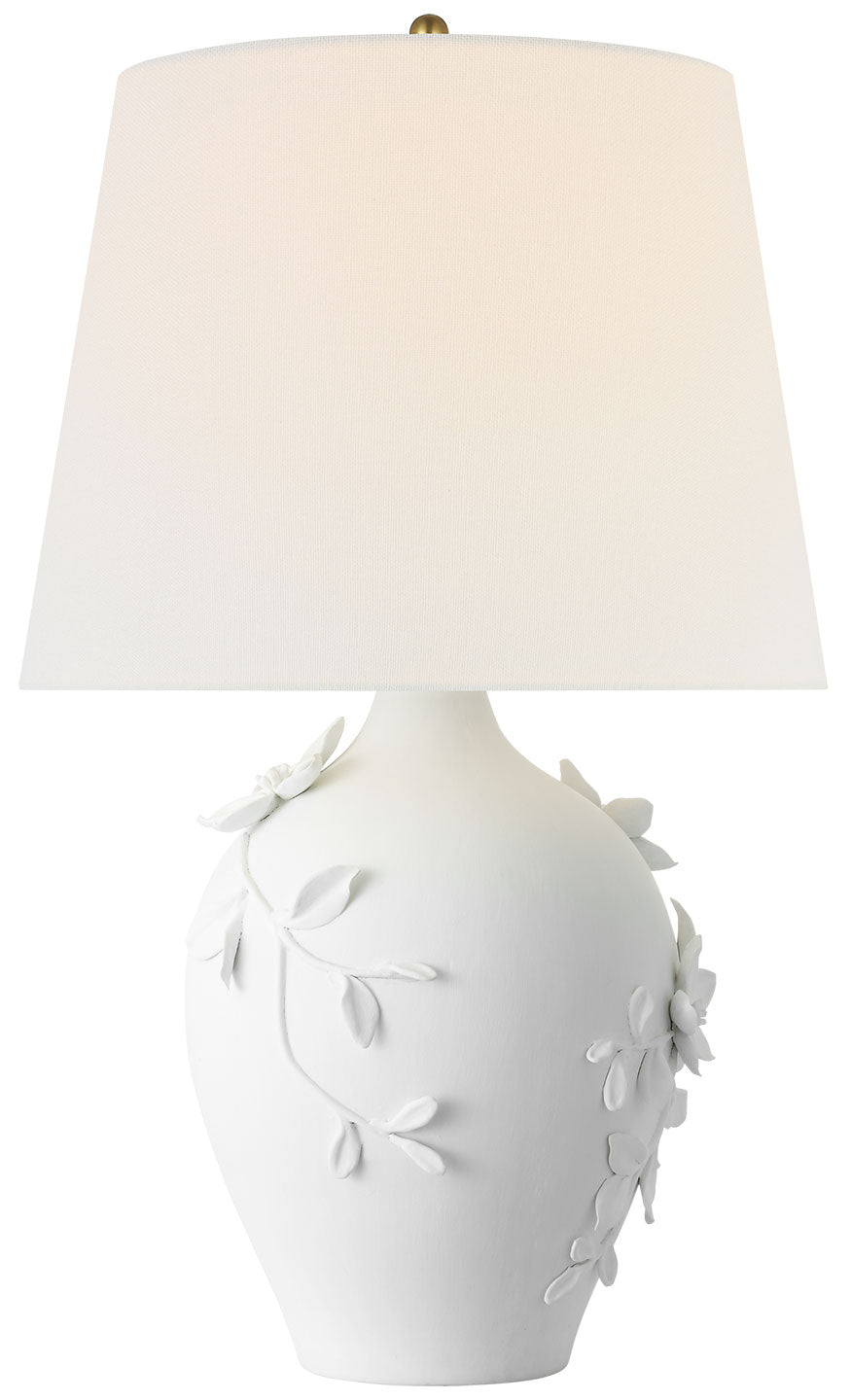 Visual Comfort Signature Elowen Table Lamp in Plaster White