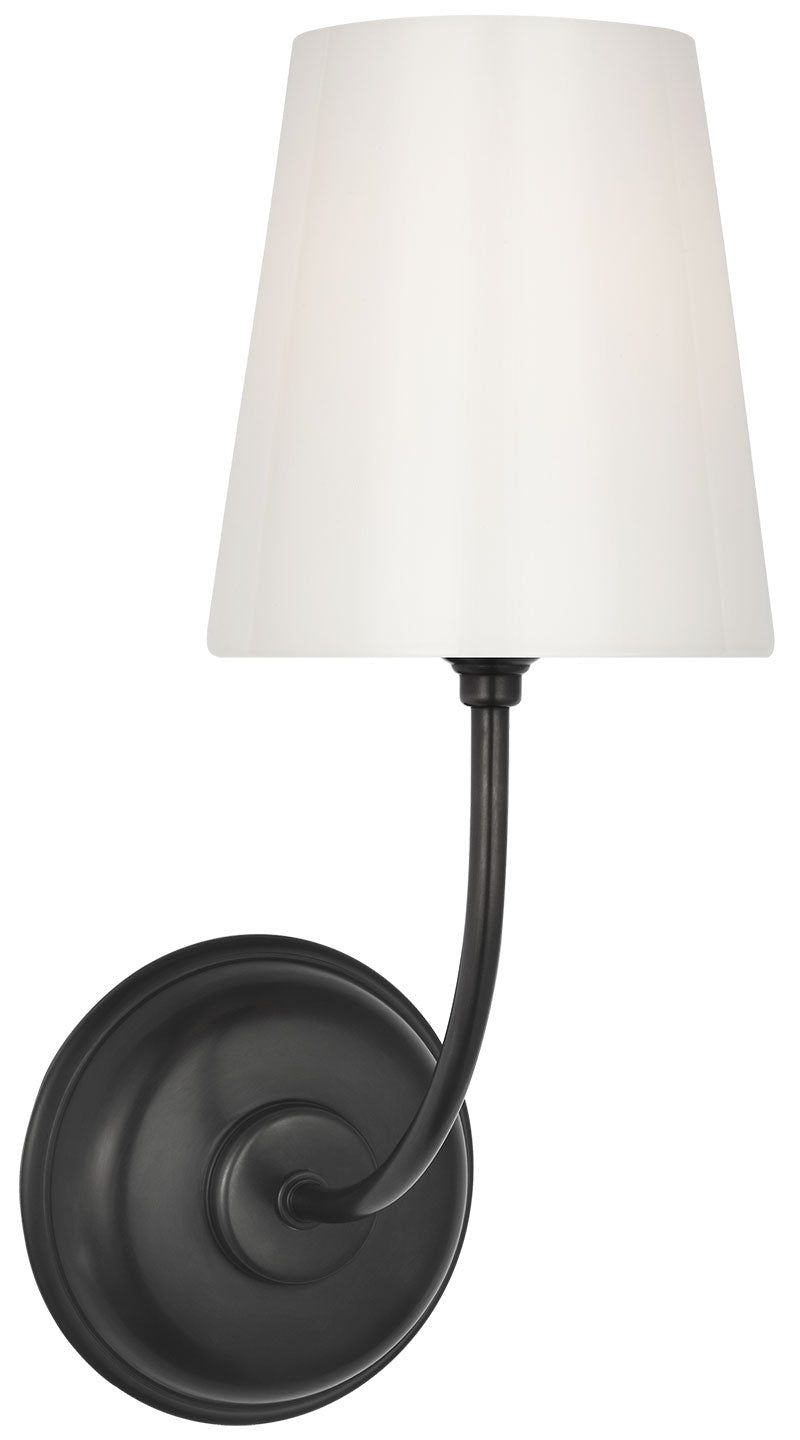 Visual Comfort Signature Vendome Glass Wall Sconce in Bronze