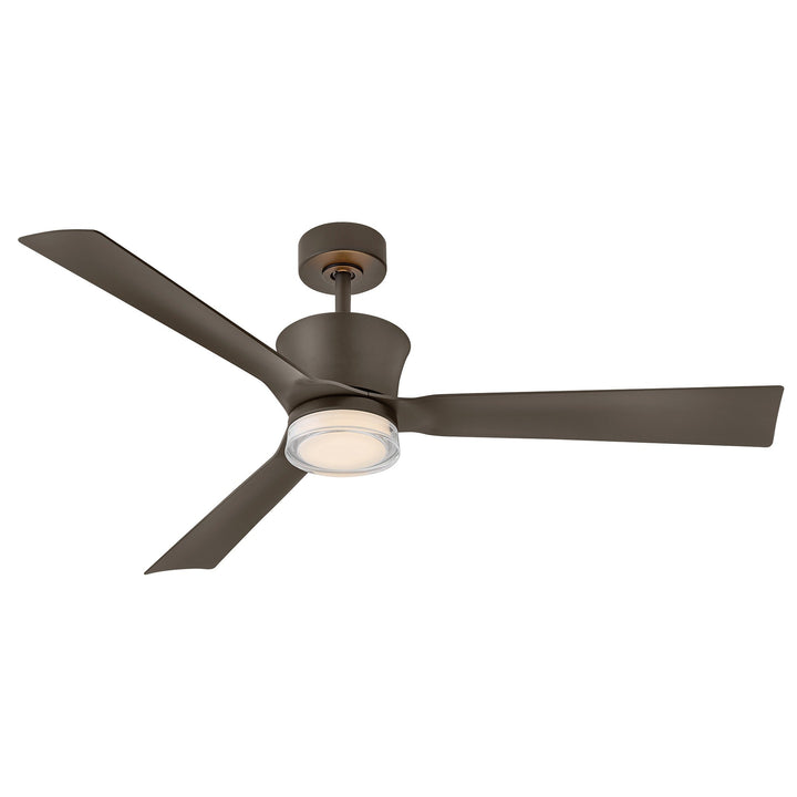 Hinkley Vosh Smart Ceiling Fan with Light in Metallic Matte Bronze