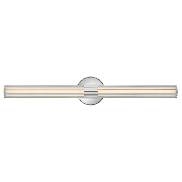 Hinkley Georgette Bathroom Vanity Light in Polished Nickel (view 3)
