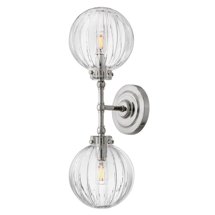 Hinkley Helene Tall Wall Sconce in Polished Nickel