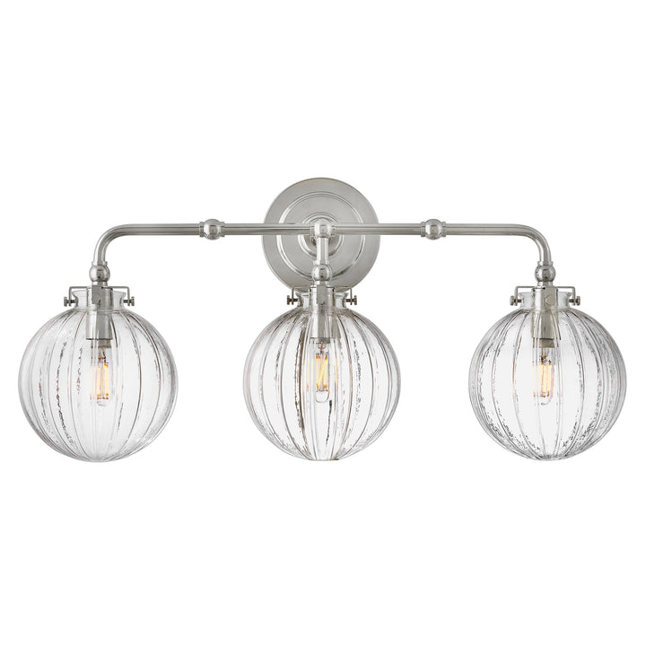 Hinkley Helene Bathroom Vanity Light in Polished Nickel
