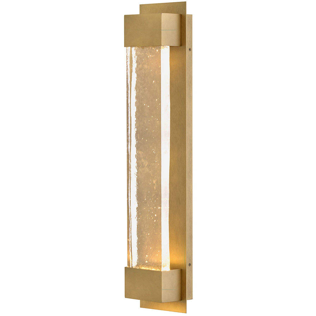 Hinkley Rune Outdoor Wall Light in Heritage Brass (view 3)
