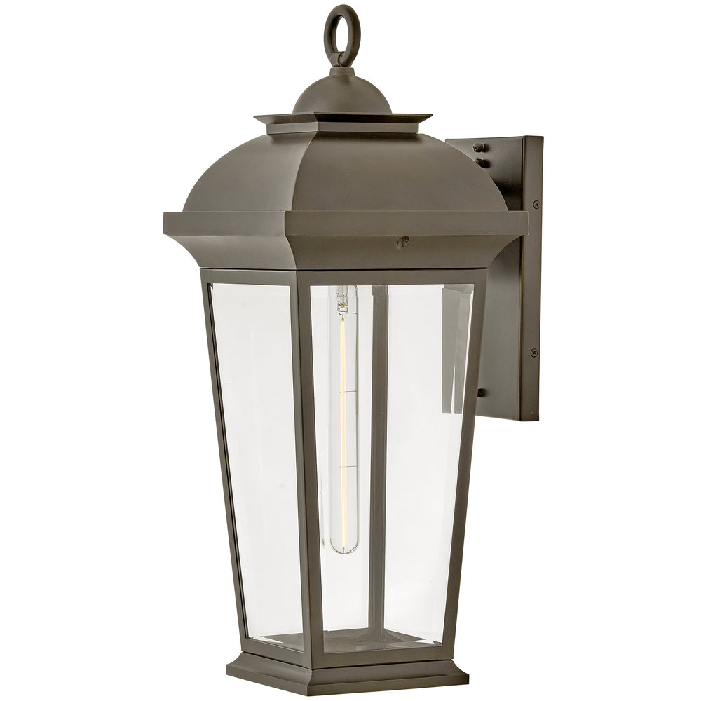 Hinkley Hawthorne Outdoor Wall Light in Blackened Brass