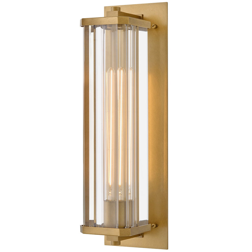 Hinkley Marcel Outdoor Wall Light in Heritage Brass