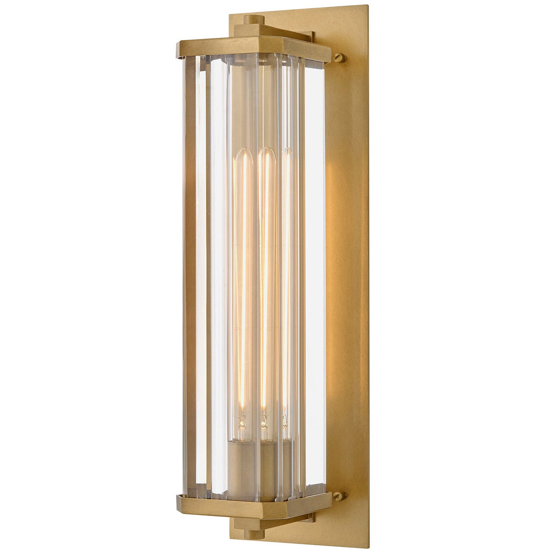 Hinkley Marcel Outdoor Wall Light in Heritage Brass