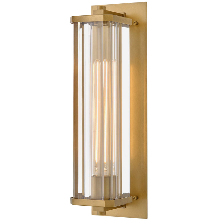 Hinkley Marcel Outdoor Wall Light in Heritage Brass