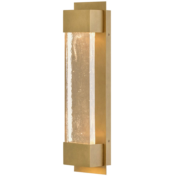 Hinkley Rune Outdoor Wall Light in Heritage Brass (view 2)