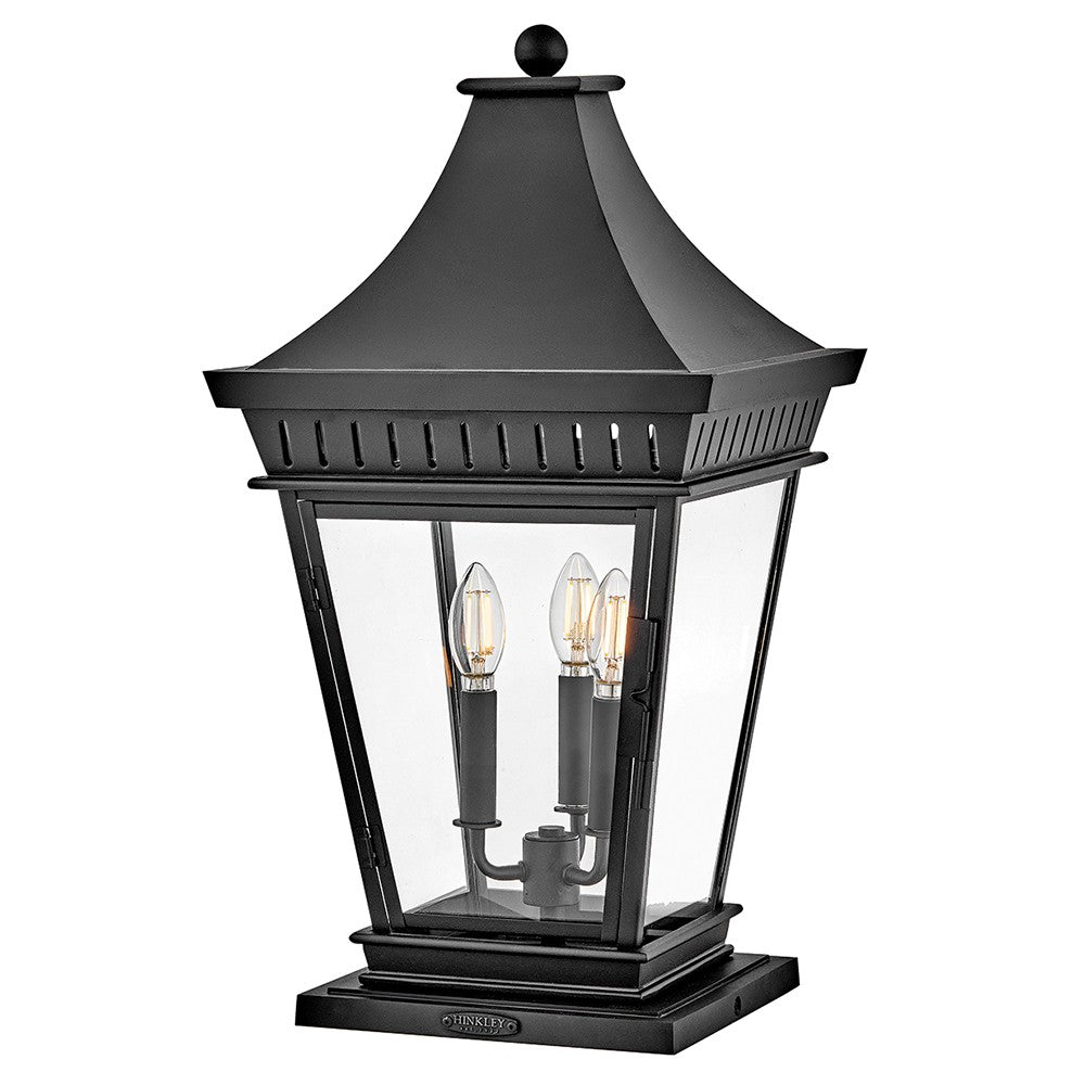 Hinkley - 27097MB - LED Pier Mount - Chapel Hill - Museum Black