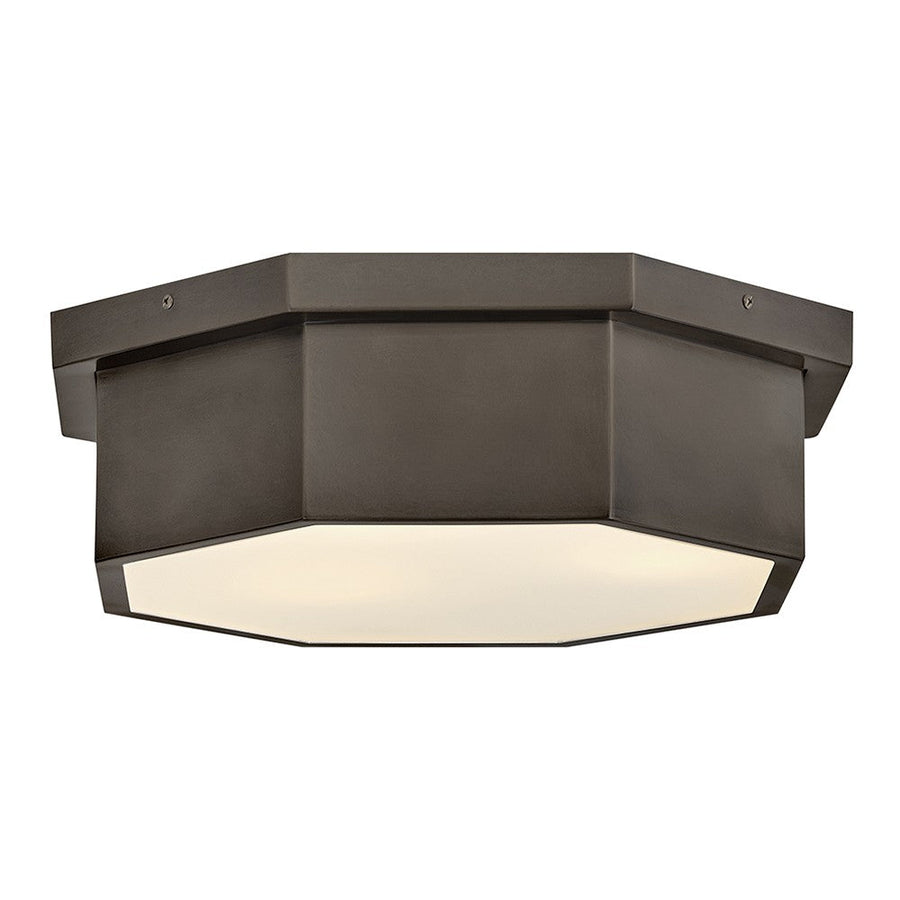 Hinkley - 46993BX - LED Flush Mount - Facet - Black Oxide