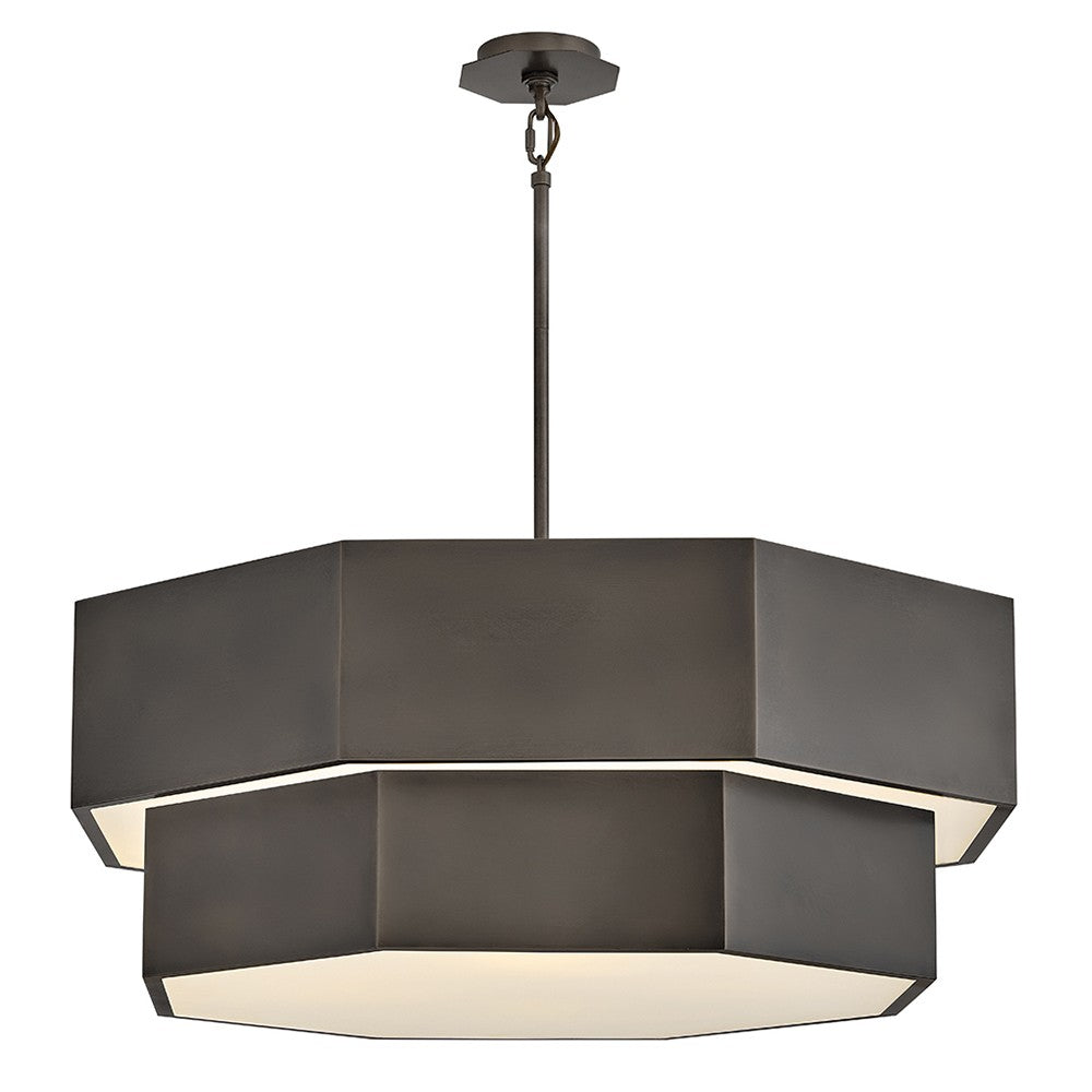 Hinkley - 46995BX - LED Chandelier - Facet - Black Oxide