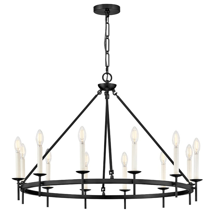 Hinkley - 47476BK - LED Chandelier - Copley - Black