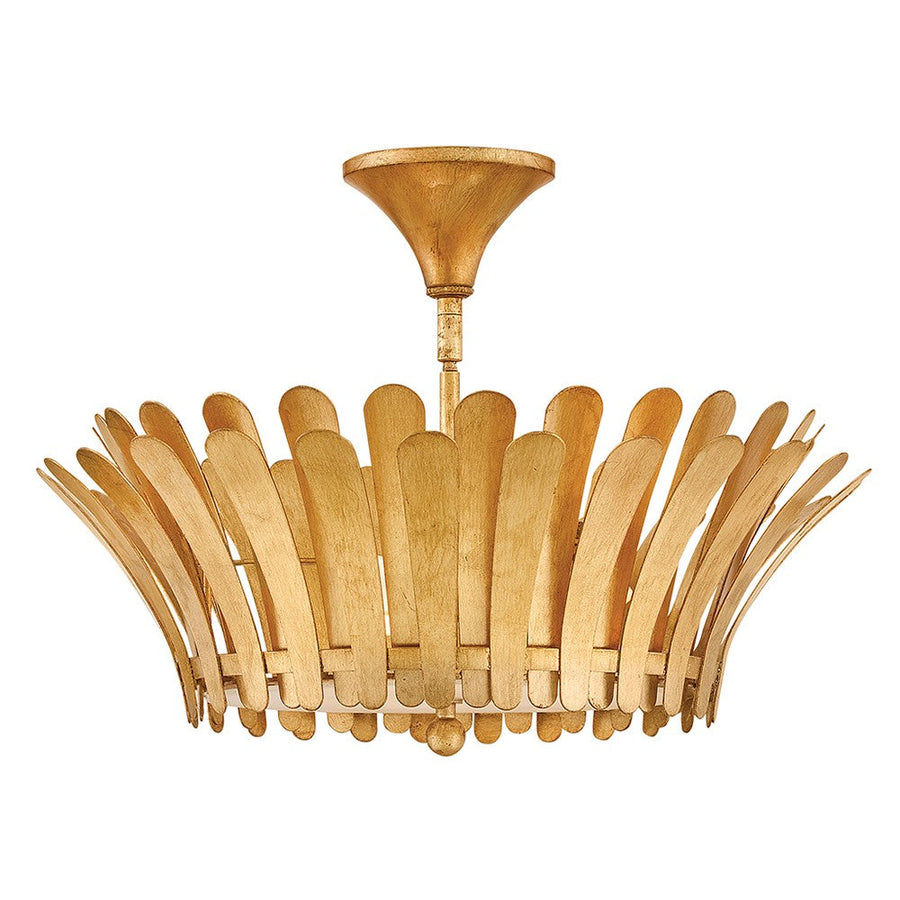 Hinkley - 47693DA - LED Semi-Flush Mount - Reina - Distressed Brass