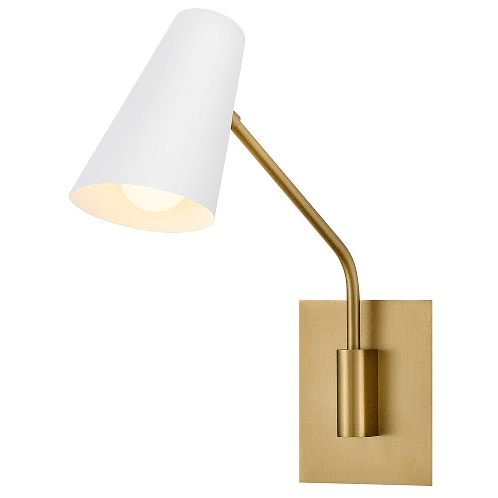 Hinkley - 48310LCB-CI - LED Swing Arm Wall Sconce - Bray - Lacquered Brass
