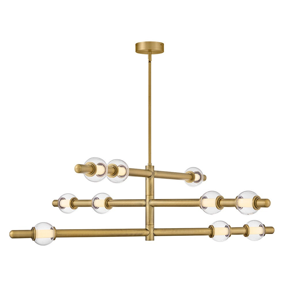 Hinkley - 48336LCB - LED Chandelier - Saxon - Lacquered Brass