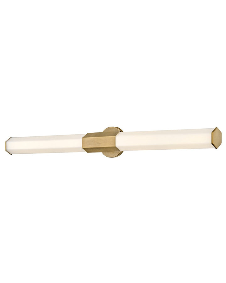 Hinkley - 51154HB - LED Vanity - Facet - Heritage Brass