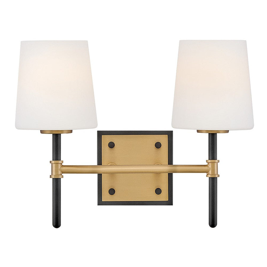 Hinkley - 56952BK-LCB - LED Vanity - Saunders - Black