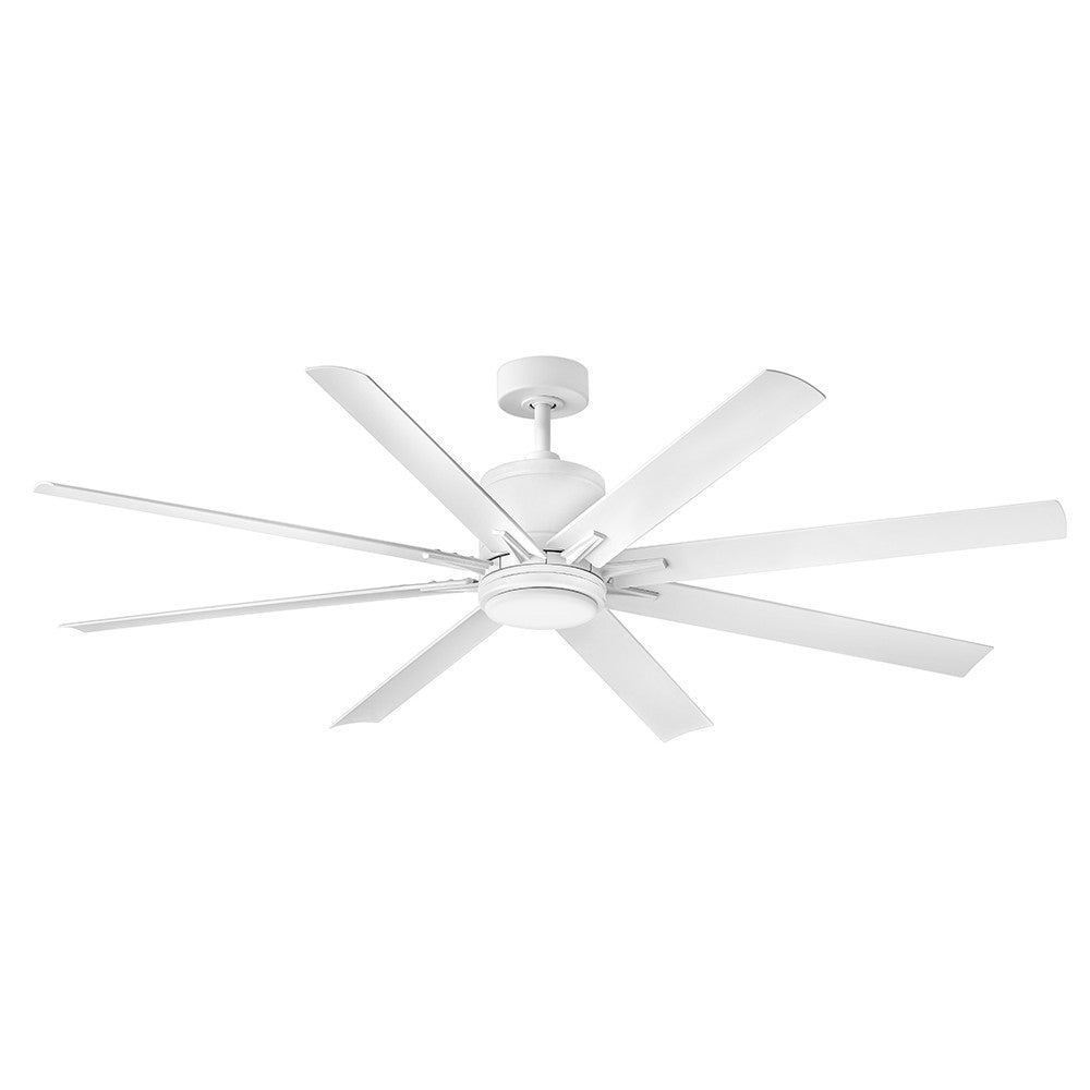 Hinkley - 907166FMW-LWD - 66" LED Smart Fan - Vantage - Matte White