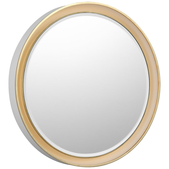 Visual Comfort Signature - TOB 2960WHT/G - LED Mirror - Tricia - Matte White and Gild
