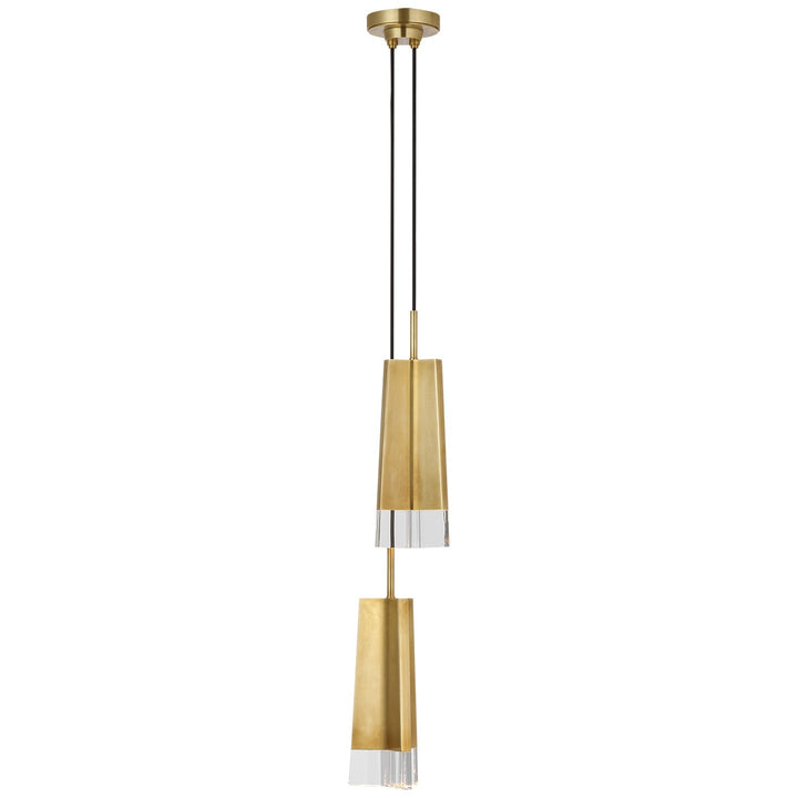 Visual Comfort Signature - TOB 5661HAB-CG - LED Pendant - Matcha - Hand-Rubbed Antique Brass
