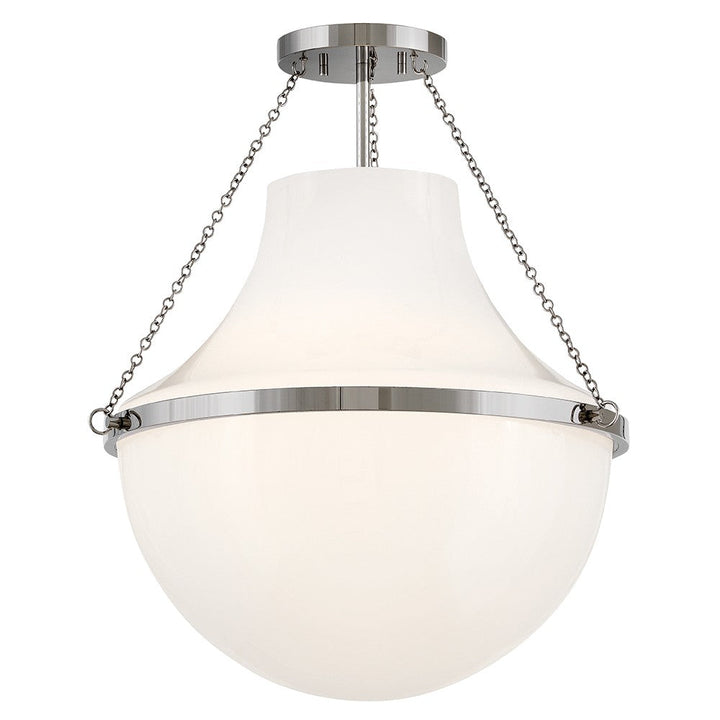 Hinkley - 46893PN - LED Semi-Flush Mount - Collins - Polished Nickel