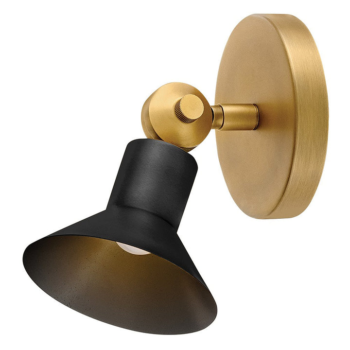 Hinkley - 48490HB-BK - LED Wall Sconce - Dom - Heritage Brass