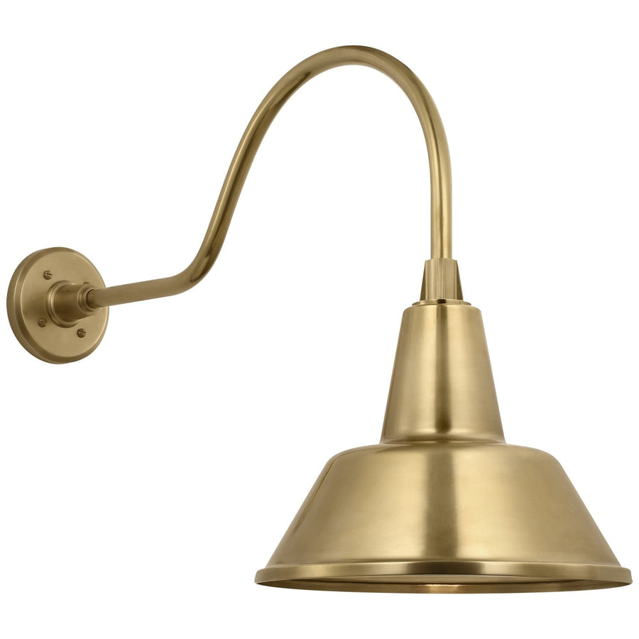 Visual Comfort Signature - TOB 2802HAB/S1-HAB - LED Barn Light - Academy Barn Light - Hand-Rubbed Antique Brass
