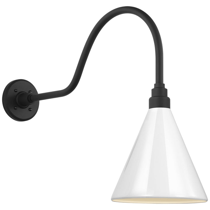 Visual Comfort Signature - TOB 2802MBK/S10-WHT - LED Barn Light - Academy Barn Light - Matte Black