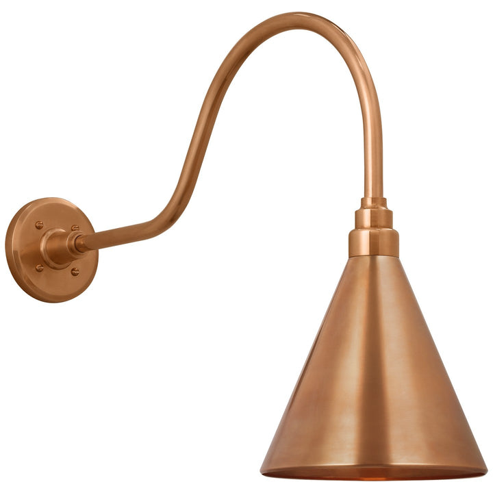 Visual Comfort Signature - TOB 2802SC/S10-SC - LED Barn Light - Academy Barn Light - Soft Copper