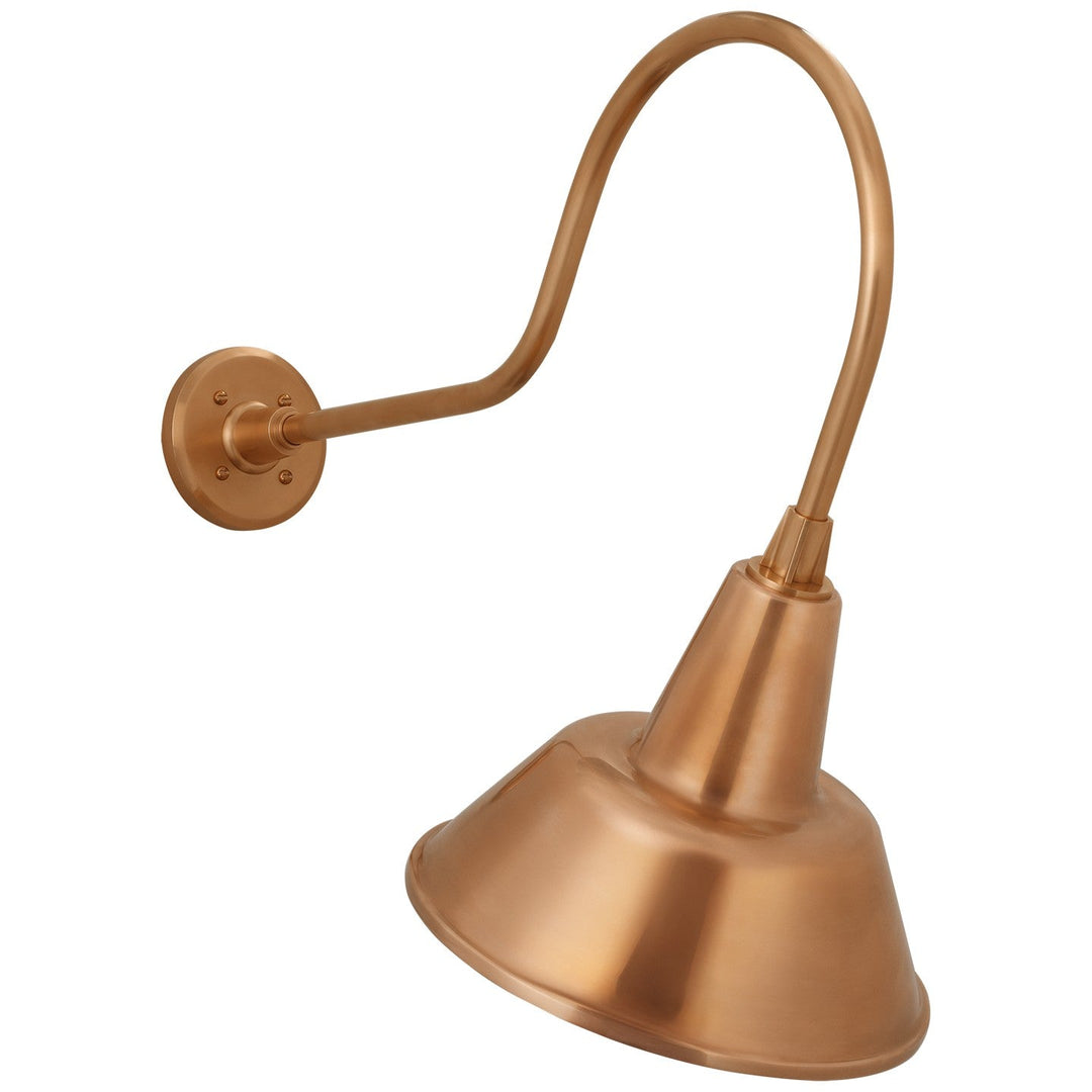 Visual Comfort Signature - TOB 2803SC/S1-SC - LED Barn Light - Academy Barn Light - Soft Copper