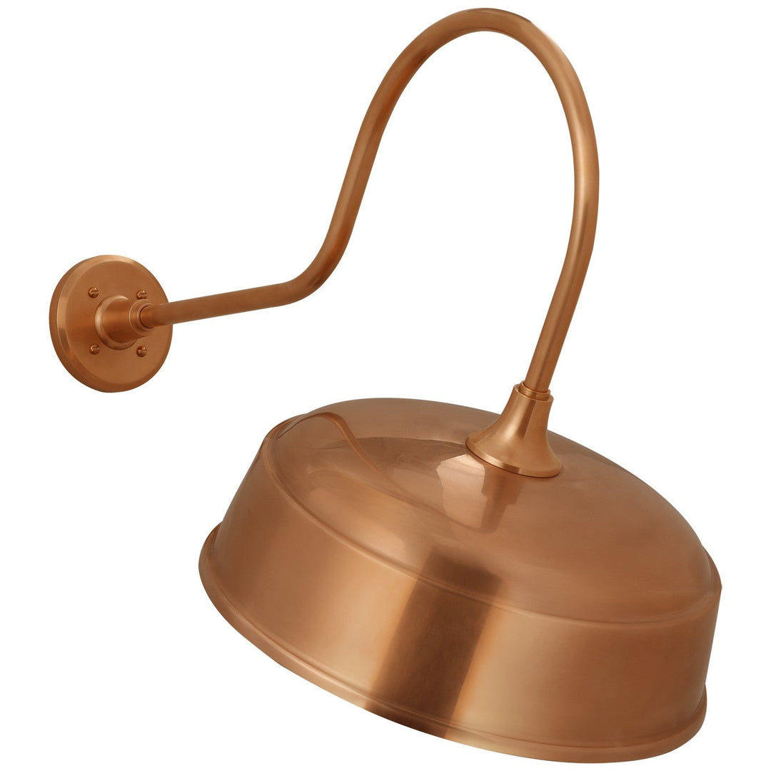 Visual Comfort Signature - TOB 2803SC/S7-SC - LED Barn Light - Academy Barn Light - Soft Copper