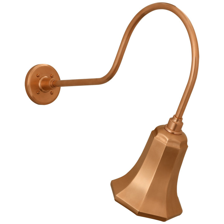 Visual Comfort Signature - TOB 2803SC/S8-SC - LED Barn Light - Academy Barn Light - Soft Copper