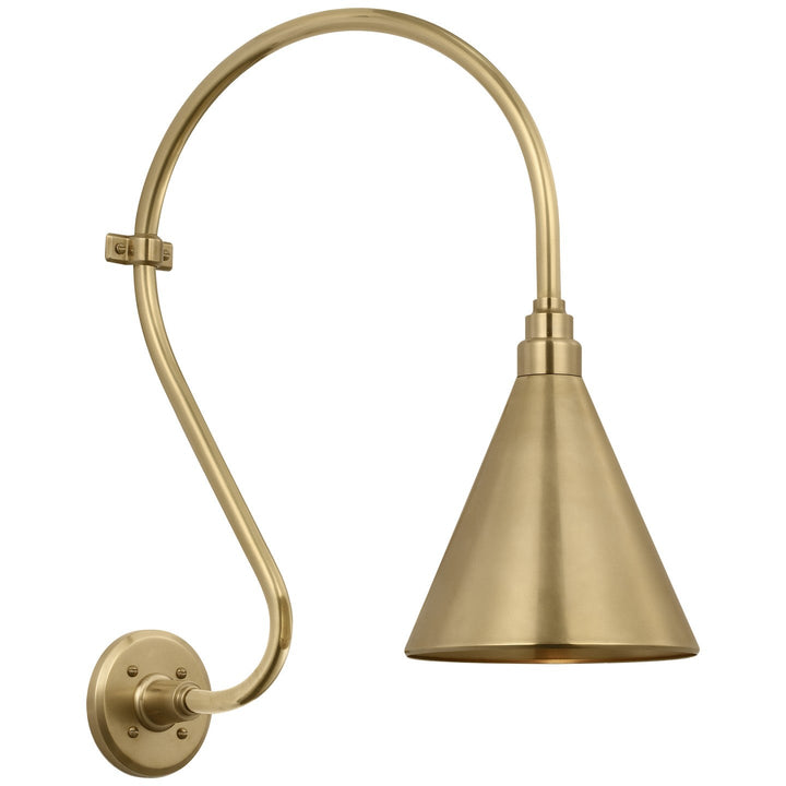 Visual Comfort Signature - TOB 2804HAB/S10-HAB - LED Barn Light - Academy Barn Light - Hand-Rubbed Antique Brass