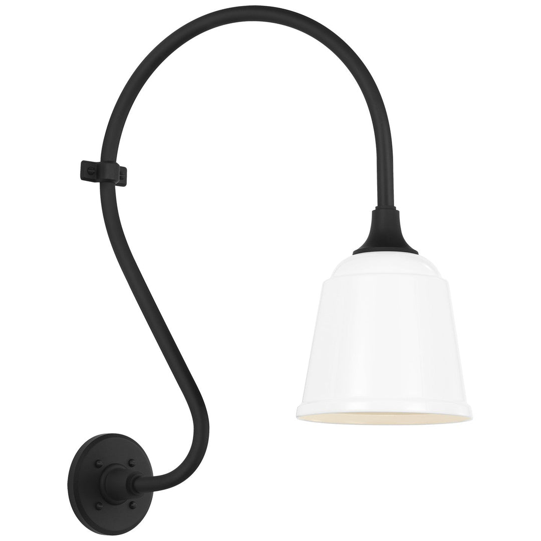 Visual Comfort Signature - TOB 2804MBK/S5-WHT - LED Barn Light - Academy Barn Light - Matte Black