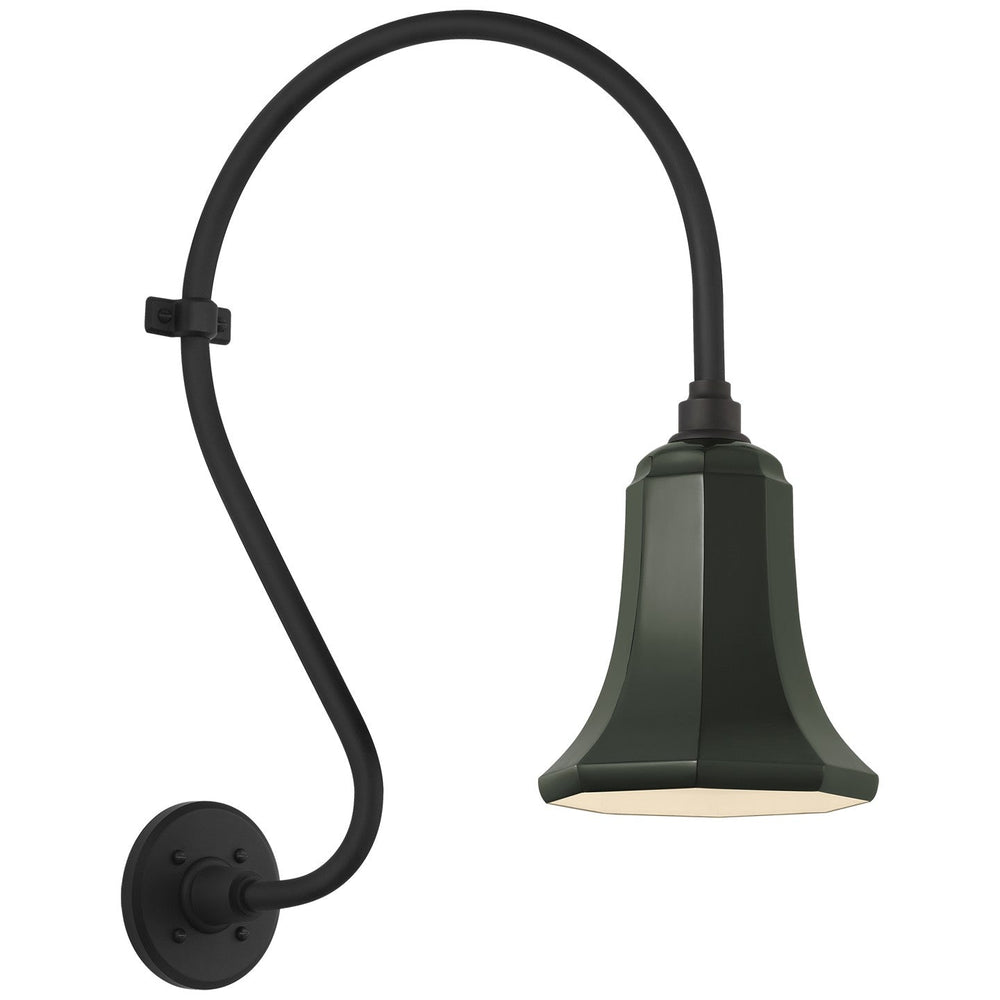 Visual Comfort Signature - TOB 2804MBK/S8-G - LED Barn Light - Academy Barn Light - Matte Black
