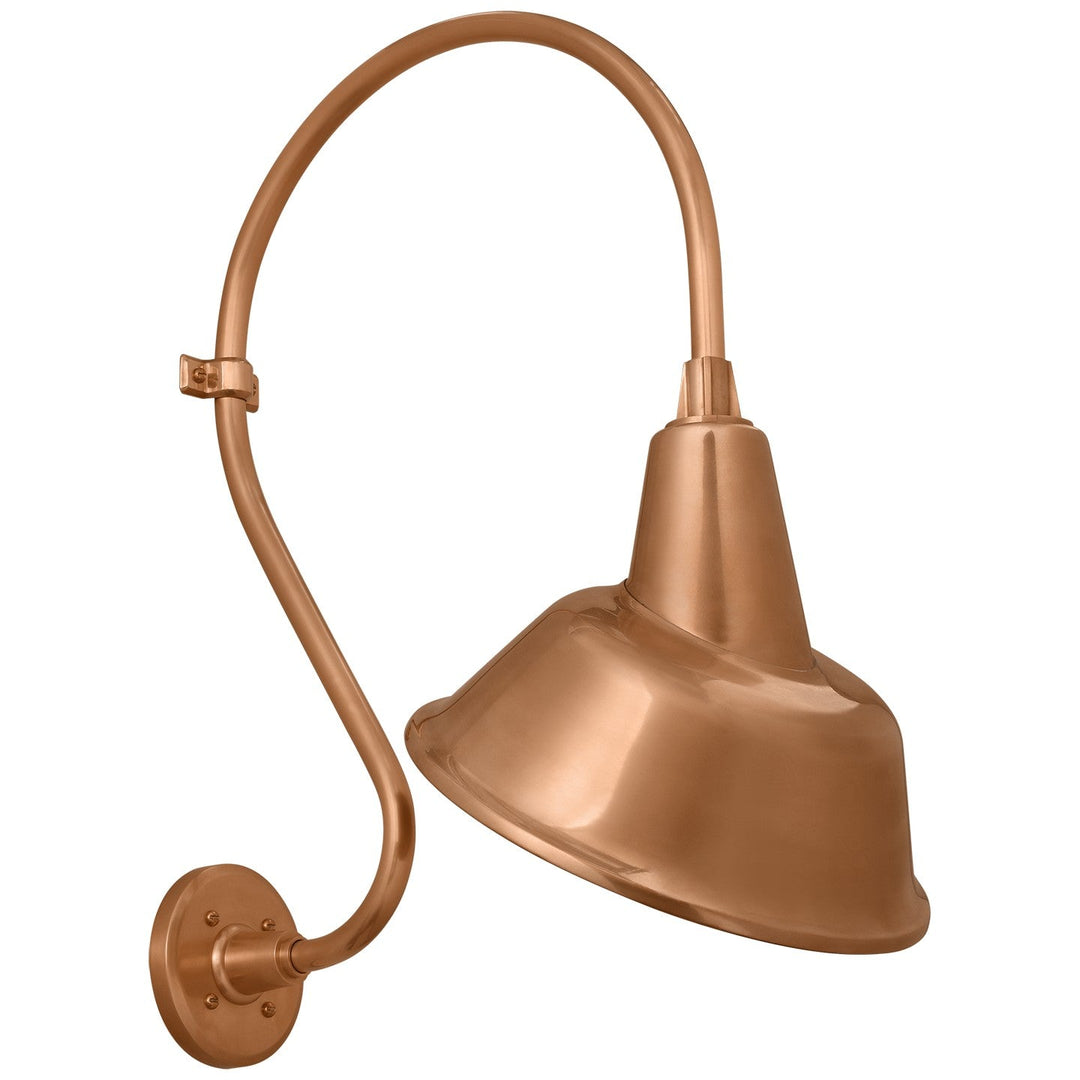 Visual Comfort Signature - TOB 2804SC/S3-SC - LED Barn Light - Academy Barn Light - Soft Copper