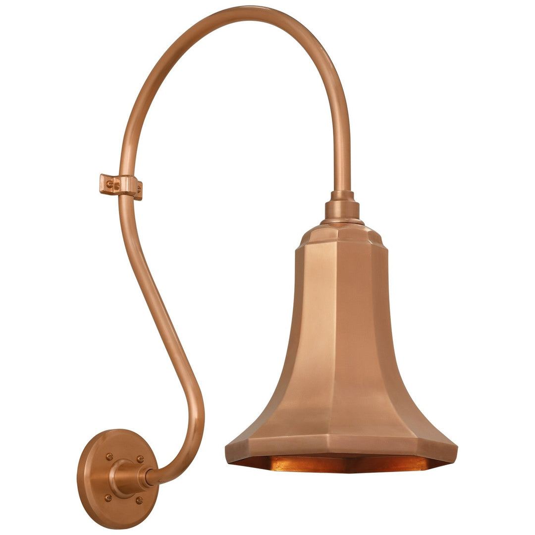 Visual Comfort Signature - TOB 2804SC/S9-SC - LED Barn Light - Academy Barn Light - Soft Copper