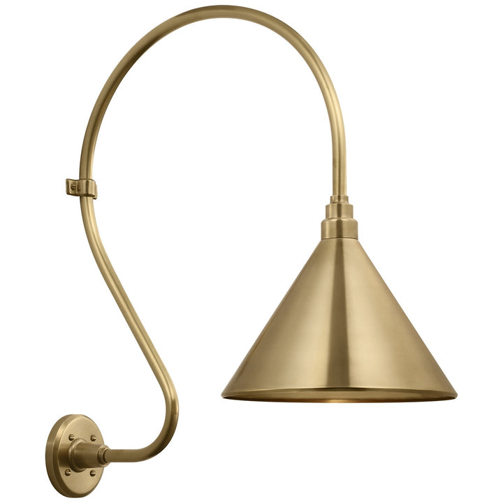 Visual Comfort Signature - TOB 2805HAB/S11-HAB - LED Barn Light - Academy Barn Light - Hand-Rubbed Antique Brass