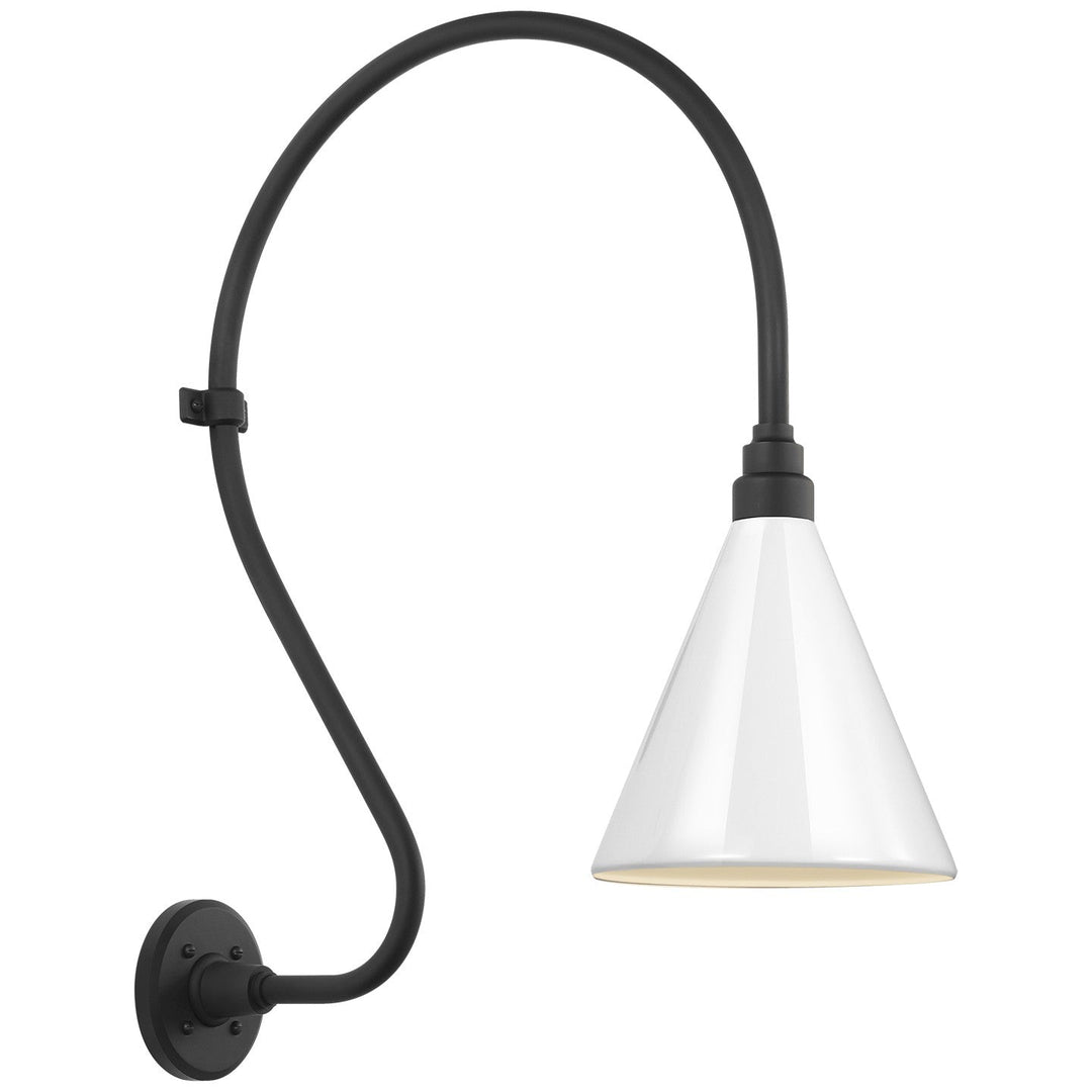 Visual Comfort Signature - TOB 2805MBK/S10-WHT - LED Barn Light - Academy Barn Light - Matte Black