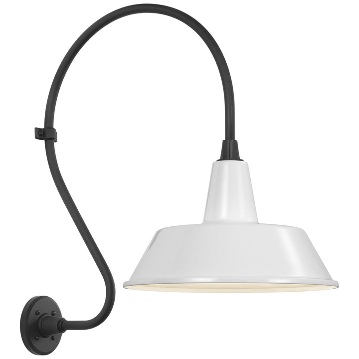 Visual Comfort Signature - TOB 2805MBK/S2-WHT - LED Barn Light - Academy Barn Light - Matte Black
